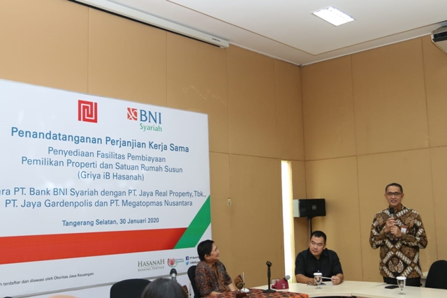 BNI Syariah Tandatangani Kerjasama dengan Tiga Developer Properti